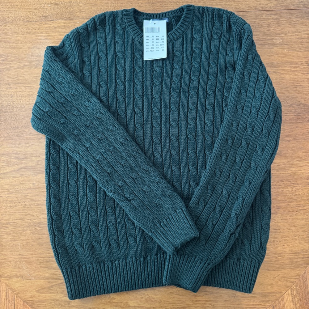 Brandy Melville Cable Knit Sweater - NWT